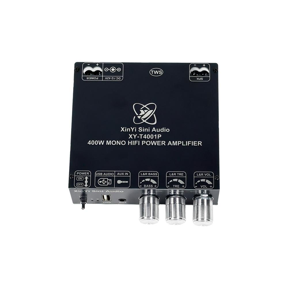 XY-T4001P 400W TWS Bluetooth Audio Amplifier Board TPA3223 Chip DC12-42V High Power for Speakers