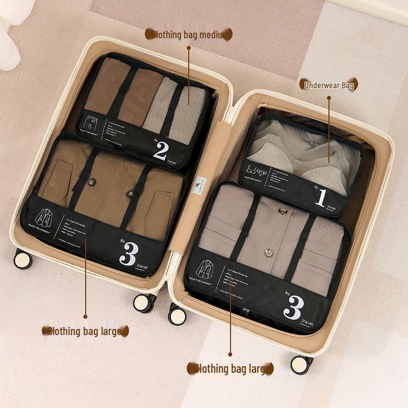 Travel Organizer Bags: Suitcase Storage for Clothes, Underwear, Pants, and Shoes - Ideal for Business Trips