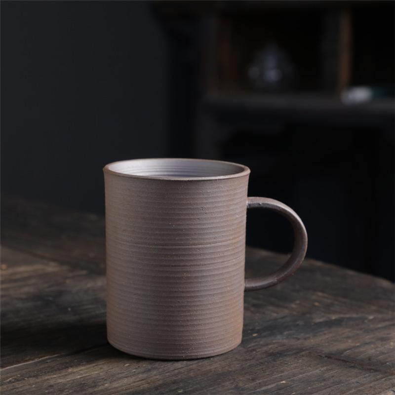 Cupa Ceramică Retro Cupă de Cafea de Capacitate Mică Ceramică Brută Cupă de Apă pentru Birou Cupă Ceramică Japoneză Simplă