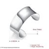 High Quality   Jewelry Bangle Bracelet Simple Round Big Open Bangle Women Men Trendy Jewelry