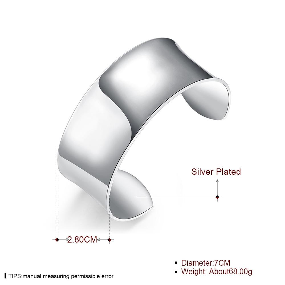 High Quality   Jewelry Bangle Bracelet Simple Round Big Open Bangle Women Men Trendy Jewelry