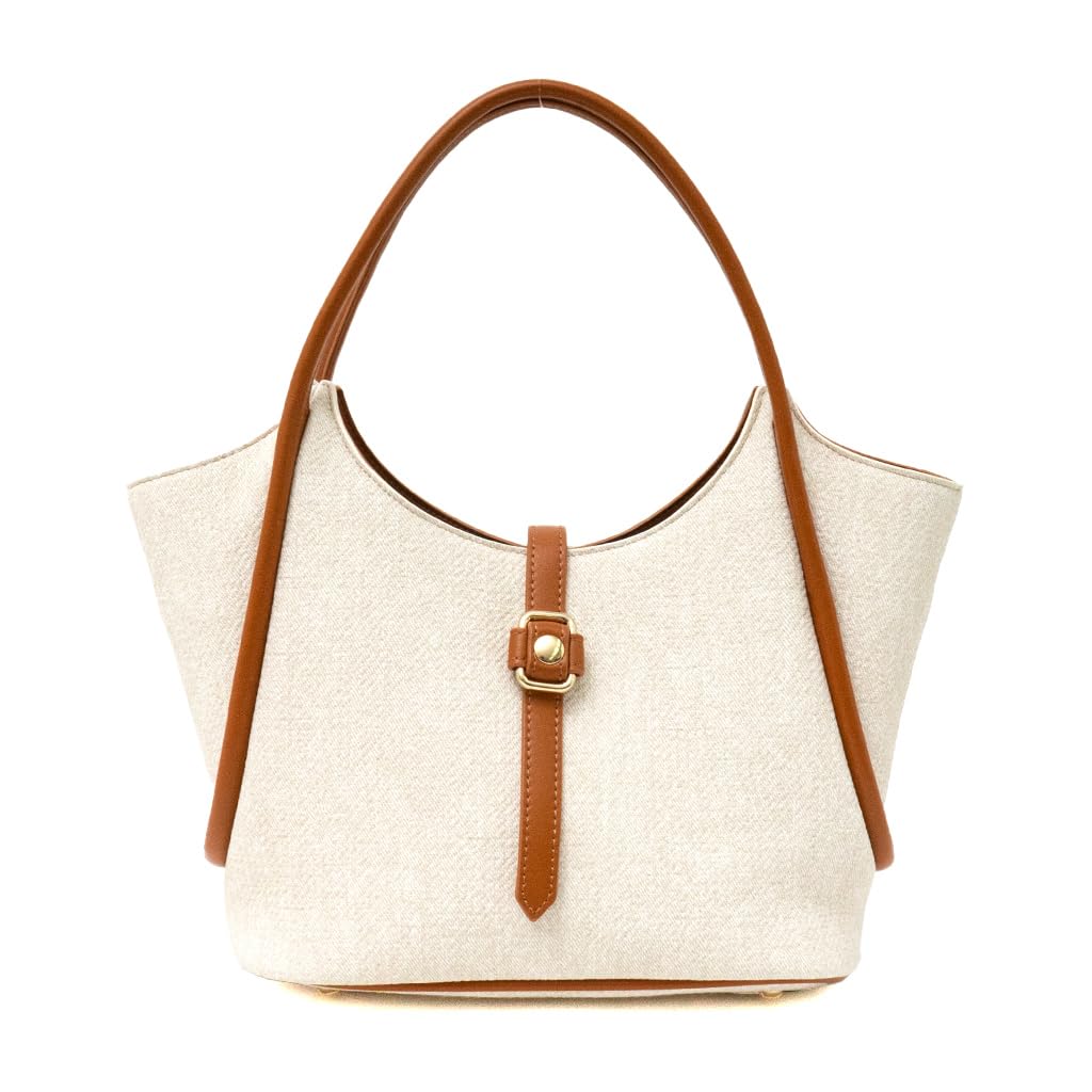 

Vita Felice Piping PU Handbag for Women [VITAFELICE] inb-90068p (Ivory) слонова кістка