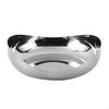Stainless Steel Fruit Tray Minimalist Mirror Finish for Coffee Table, Living Room