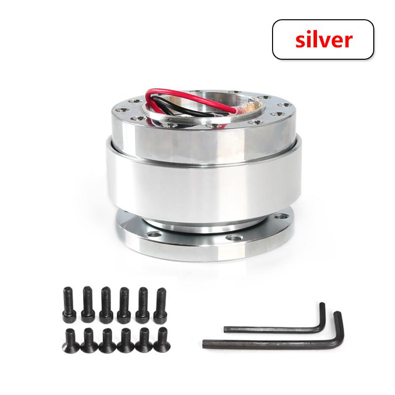Universal Steering Wheel Snap Off Quick Release Hub Adapter Boss Kit 8 Colors Available