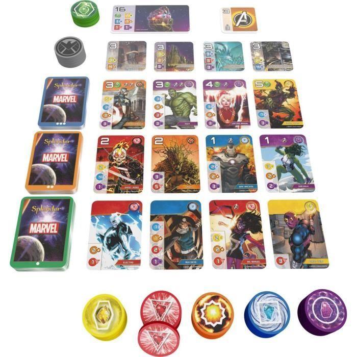 Jeu de société Splendor Marvel - SPACE COWBOYS - Plateau - Adulte - Intérieur