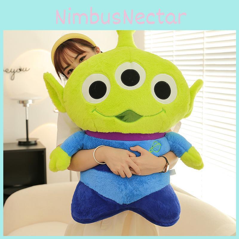 Adorable Alien Plush Toy Soft Stuffed Animal With Three Eyes For Kids And Collectors