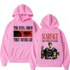 Tony Montana Scarface Vintage Graphic Hoodie Men Women Hip Hop Harajuku Oversized Long Sleeve Pullover Sweatshirt Retro Movie Fleece Top