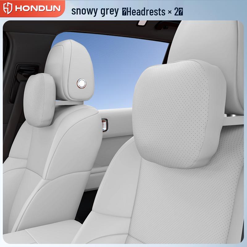 Wichtige Autoinnenraum-Accessoires: Gleichung Leopard Titan 7 Kopfstütze Lenden- und Nackenstützkissen-Set