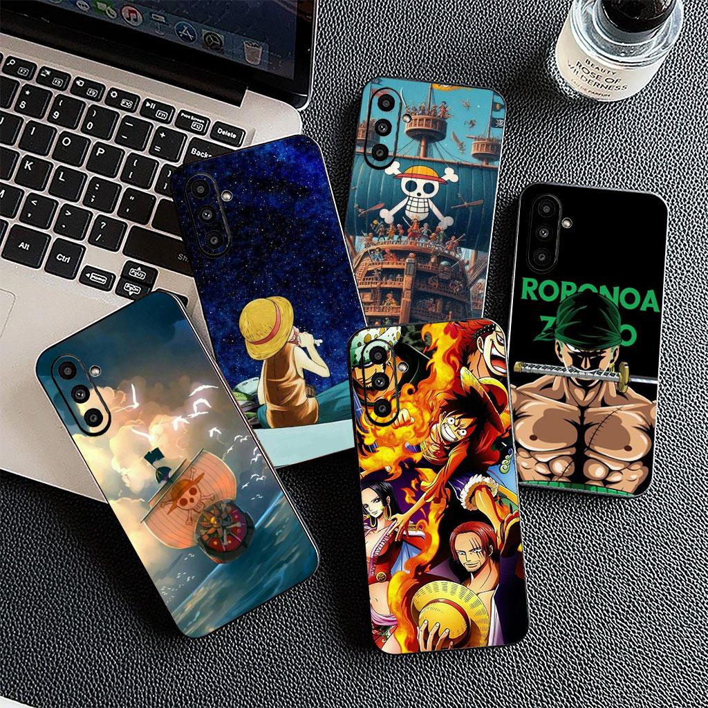 Phone Cover for Samsung Galaxy S22 S21 S20 FE Ultra Plus A07 A17 A15 A16 A25 A57 A37 Case Sanji One Pieces Luffy Roronoa Zoro