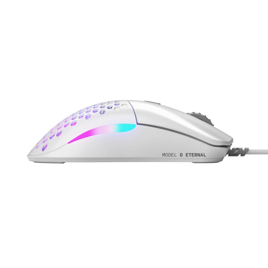 Glorious Model O Eternal Kabelgebunden Weiß Leicht Kabelgebundene Gaming-Maus MS0760 GLO-OE-W-WHT