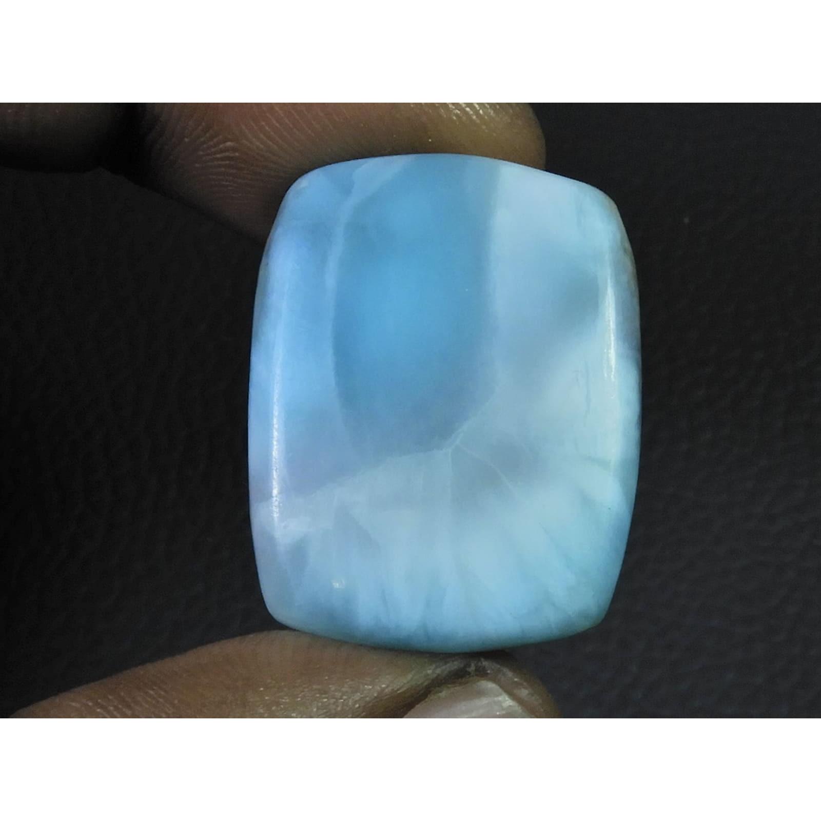 

22X39X05ММ Натуральный Голубой Ларимар Пектолит Целебный Кристалл Драгоценный Камень 37 Карат. C-613