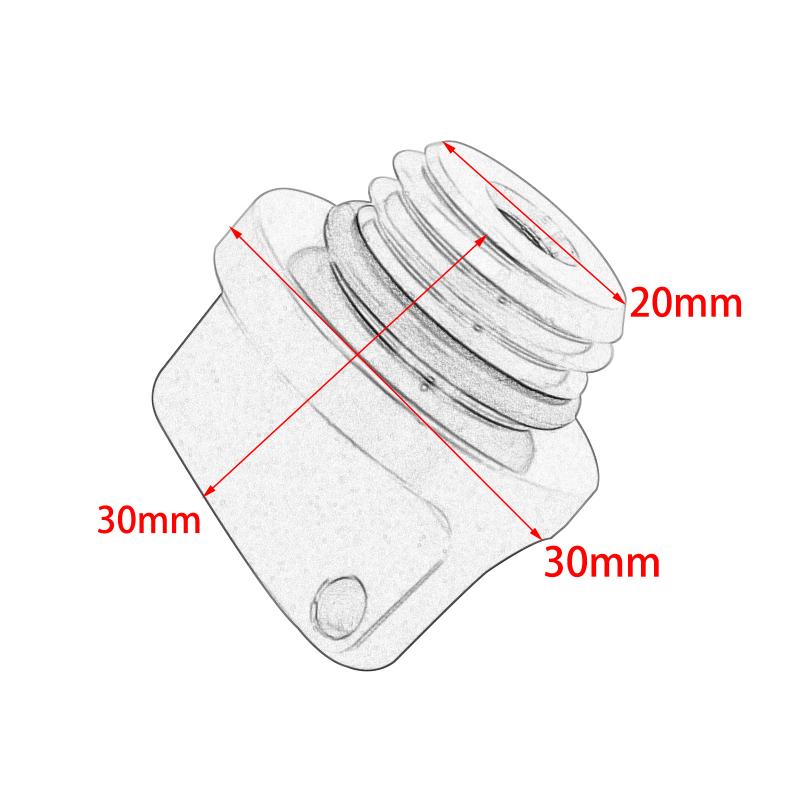 New M20 * 2.5 Universal Motorcycle Engine Oil Filler Cap Screw Cover Plug Gray With O-ring Valve Oil Cap Transmission Tank Cover