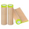 Pre-Taped Masking Paper For Painting, 18 Inchx50 Feet Paint Masking Paper, Tape And Drape Painters Paper, (6 Rolls)