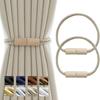 2pcs Curtain Tiebacks Magnetic Boho Curtain Holders for Drapes Rope Curtain Tie Backs for Curtains Window Treatment Holdbacks for Home Decorative