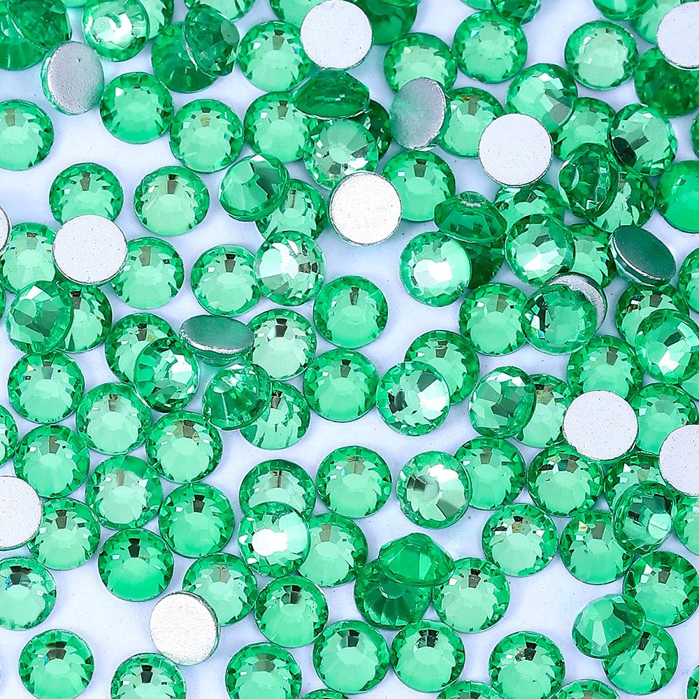 New Color Velvet Purple Electroplated Manicure Flat Bottom Rhinestone, Crystal Glass Drill Diy Manicure Nail Decorative Accessories