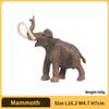 Ancient Mammoth Action Figure High Quality Toy Realistic Prehistoric Animales Model for Collectors Wild Animal Figurine Kids Smilodon