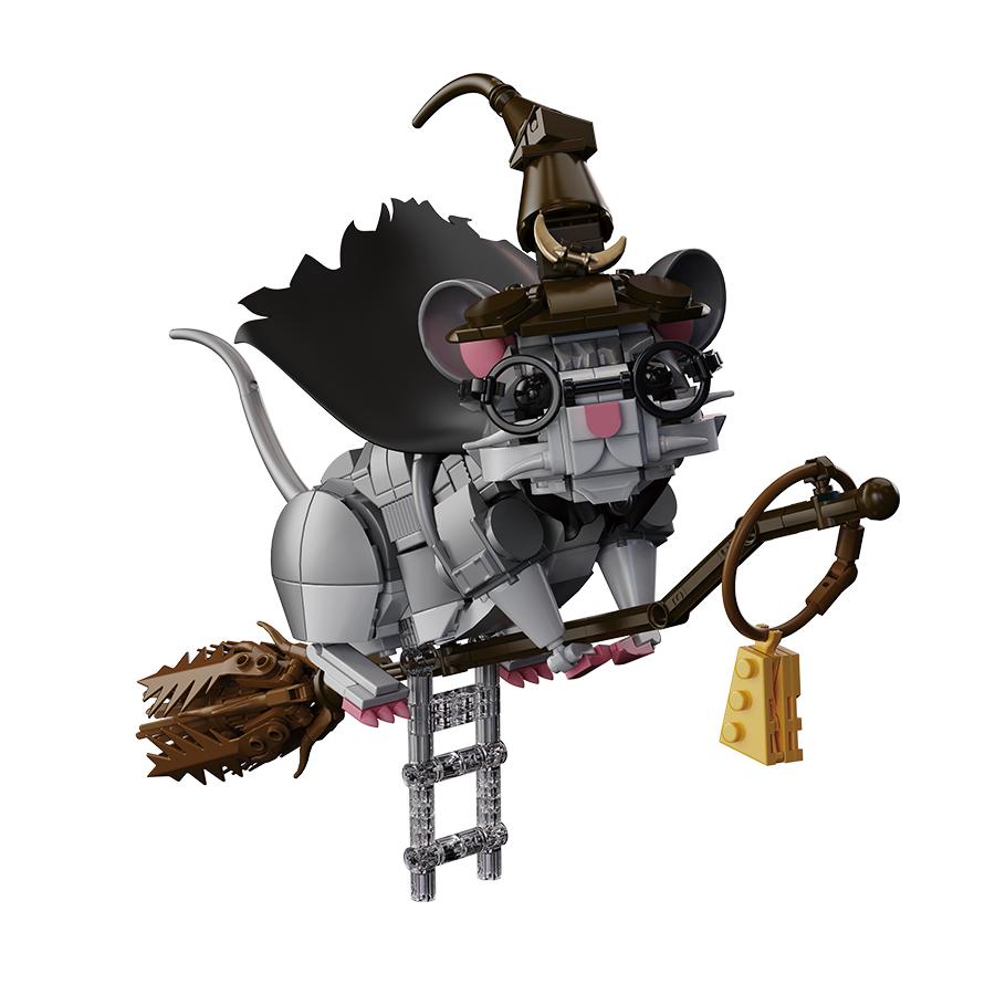 Non-Toxic New Magic Mouse Building Blocks Set Kids Toys Moc Bricks Game Models Figurine Decorations For Halloween Gifts