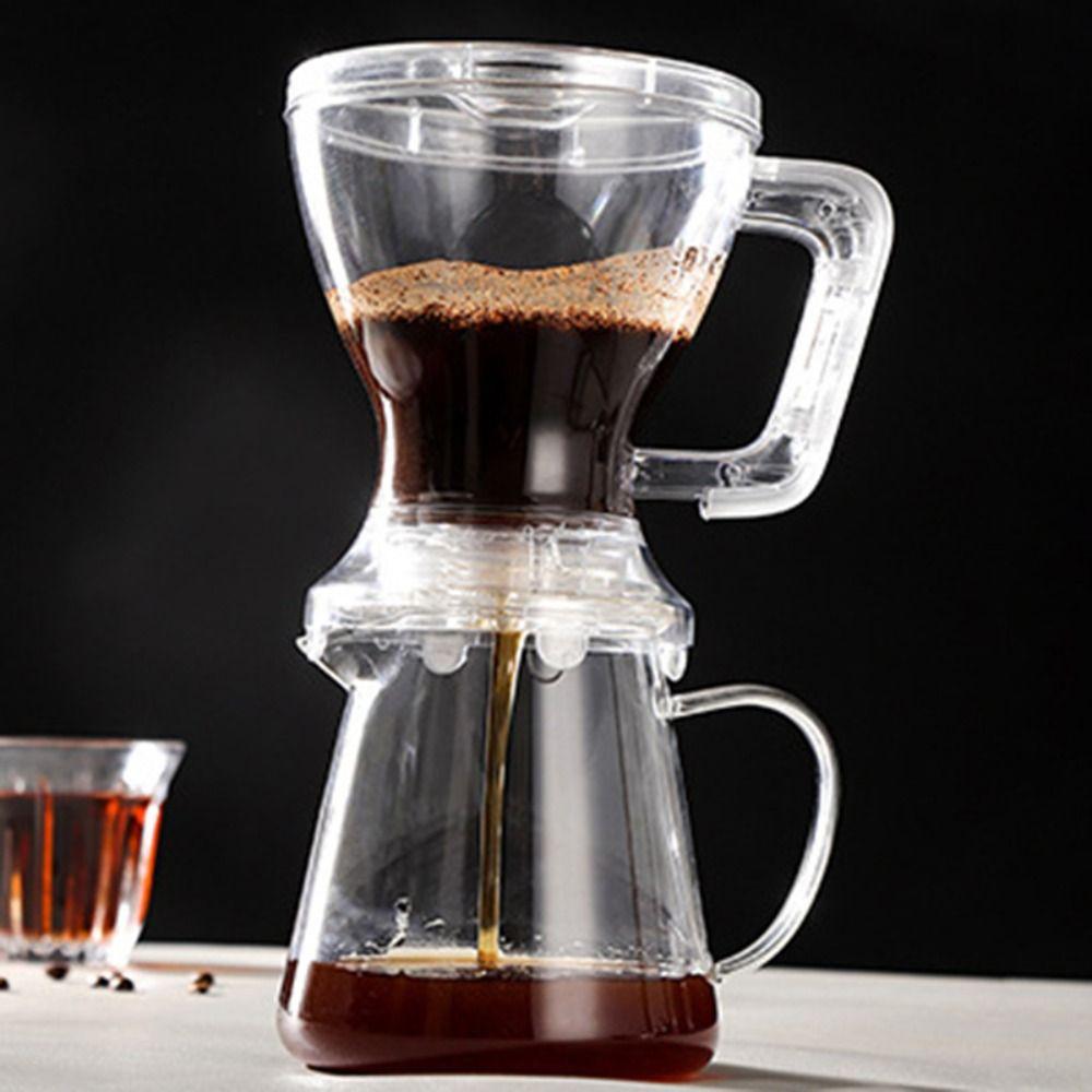 PC Pour Over Coffee Dripper Filter Paper Free Coffee Filter Cup Convenient Coffee Brewer Pot  Tea