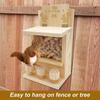 Squirrel Feeders for Outside Wooden Squirrel Window Feeder Nut Bar Squirrel Feeder Multipurpose Chipmunk Feeder Squirrel Snacker