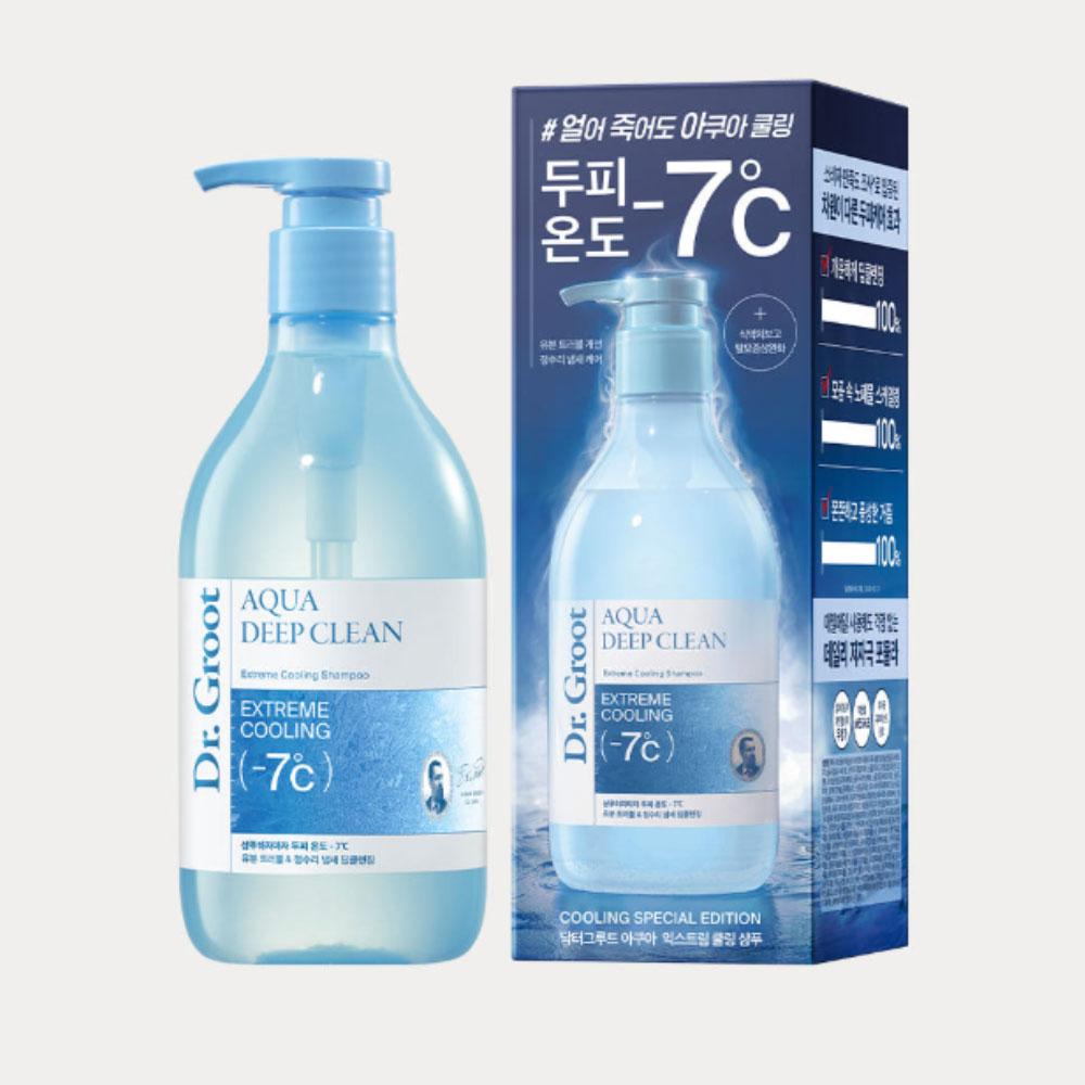 Dr. Groot Aqua Deep Clean Hair Loss Symptom Relief Shampoo 330ml, Choose 1 of 2 Types (for Oily Scalp/for Itchy Scalp)