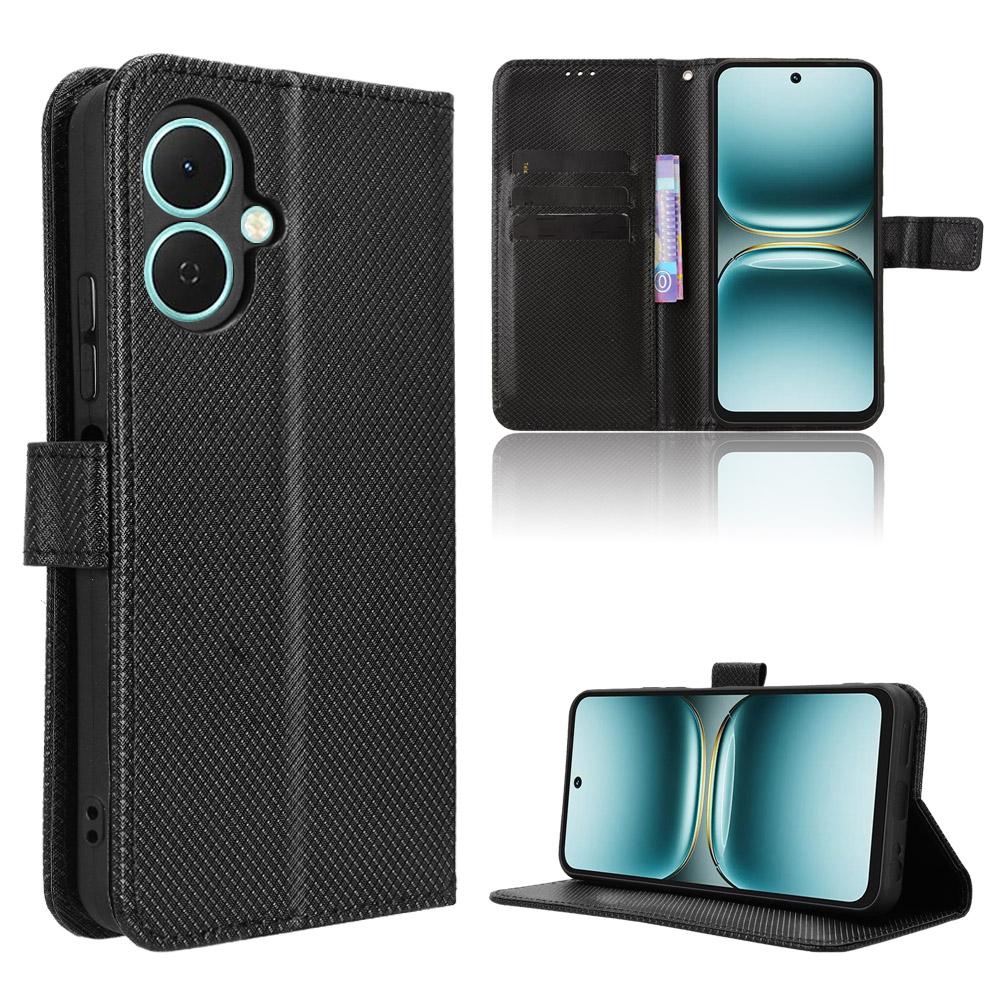 Flipové pouzdro pro Tecno Spark Go 2 PU kůže Ochrana celého těla S [Blokováním RFID] Nárazuvzdorné Odolné Retro Pouzdro na telefon