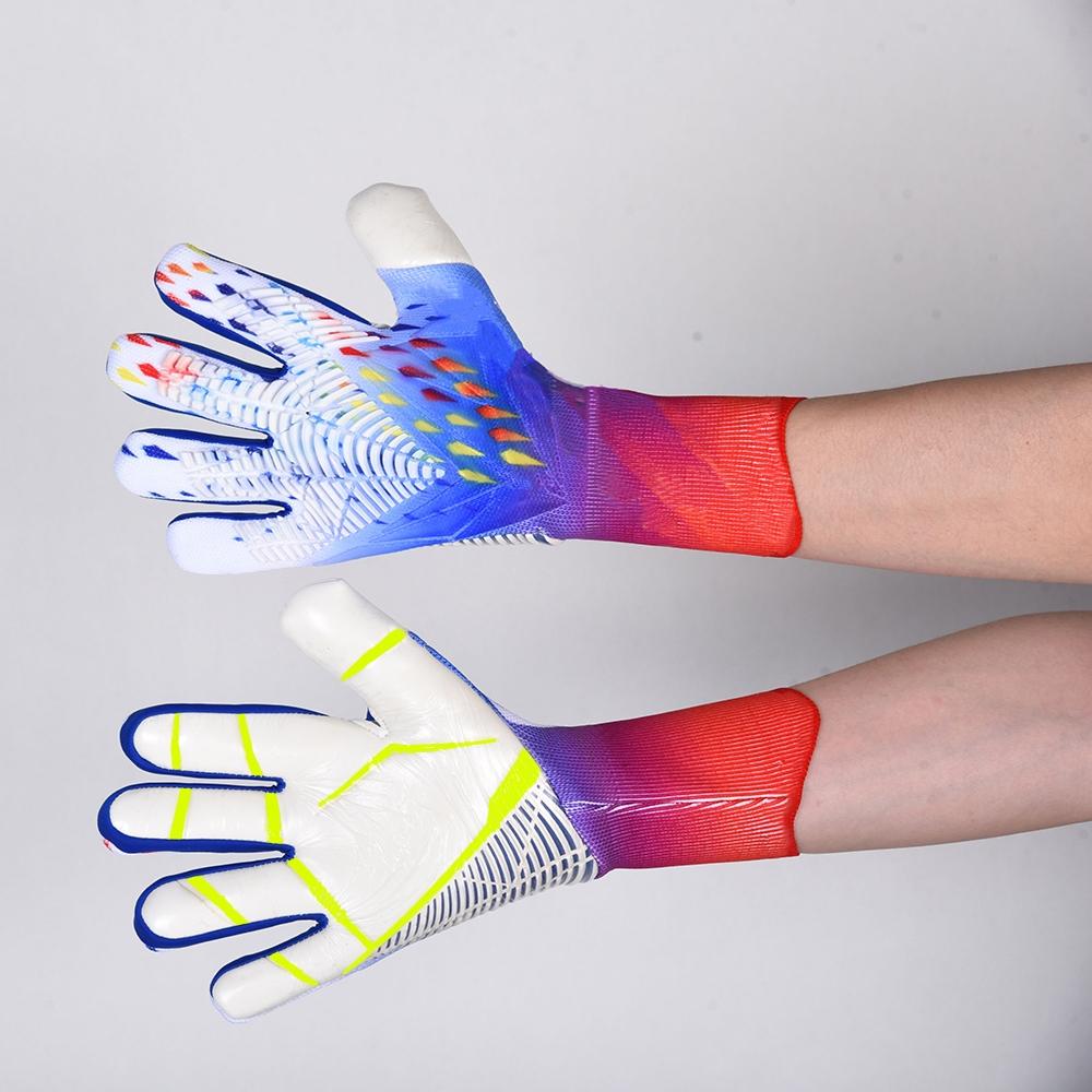 

Вратарские перчатки для вратаря для детей и взрослых с сильной хваткой, футбольные вратарские утолщенные латексные перчатки, футбольные защитные футбольные детские перчатки Size 10