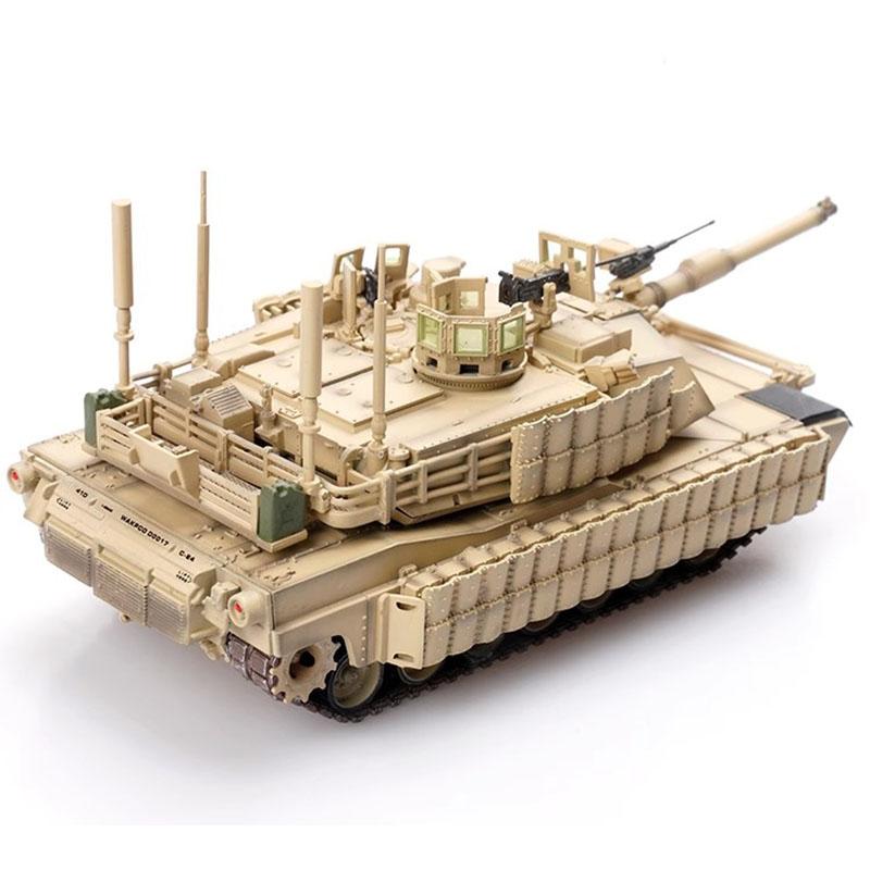 PANZERKAMPF Diecast Origineel 1:72 Schaal M1A2 TUSKII Simulatie Legering Tank Model Collectie Decoratie Speelgoed Cadeau Souvenir Display