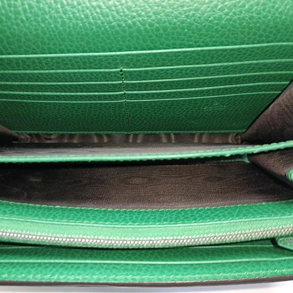 [Pre-Owned] Dionysus Double Tiger Head Buckle Chain Shoulder Leather Wallet Crossbody Bag - Very Good #NA7ELJ