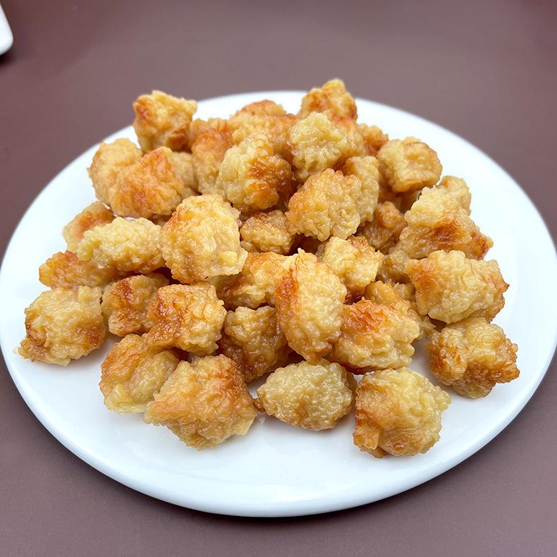 Simulated Fried Chicken Leg & Wing Keychain - Chicken Nugget & Popcorn Food Toy Pendant