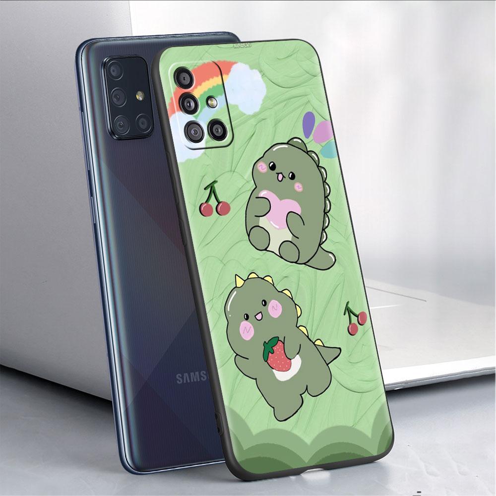 Case For Samsung Galaxy A52 A12 A51 A32 A21s A71 A53 A13 A32 A72 A31 A33 A22 A03 A41 Phone Cover Dinosaur Cartoon