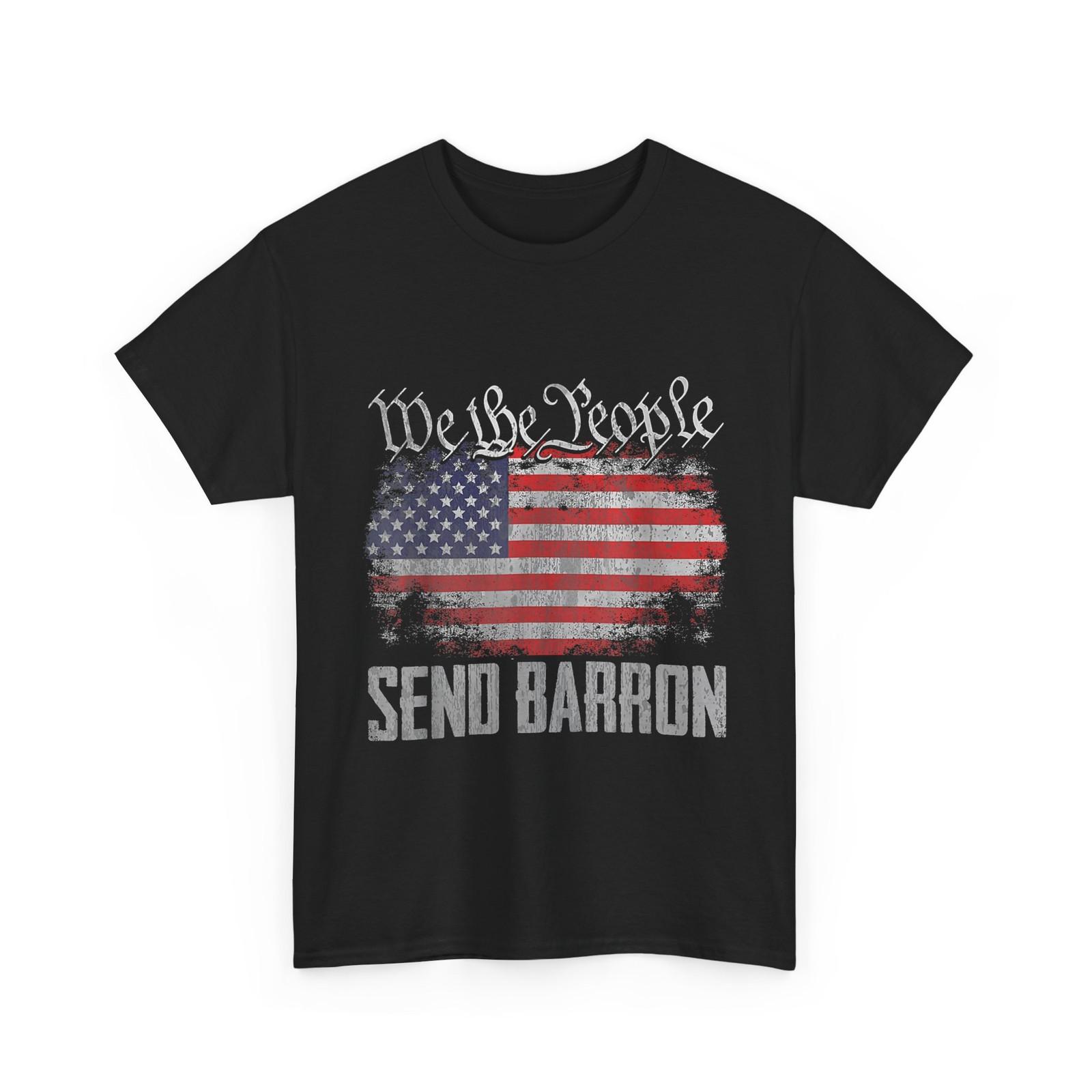 Отправьте рубашку с флагом США Barron, Футболка с флагом США «Мы, народ» S разноцветный