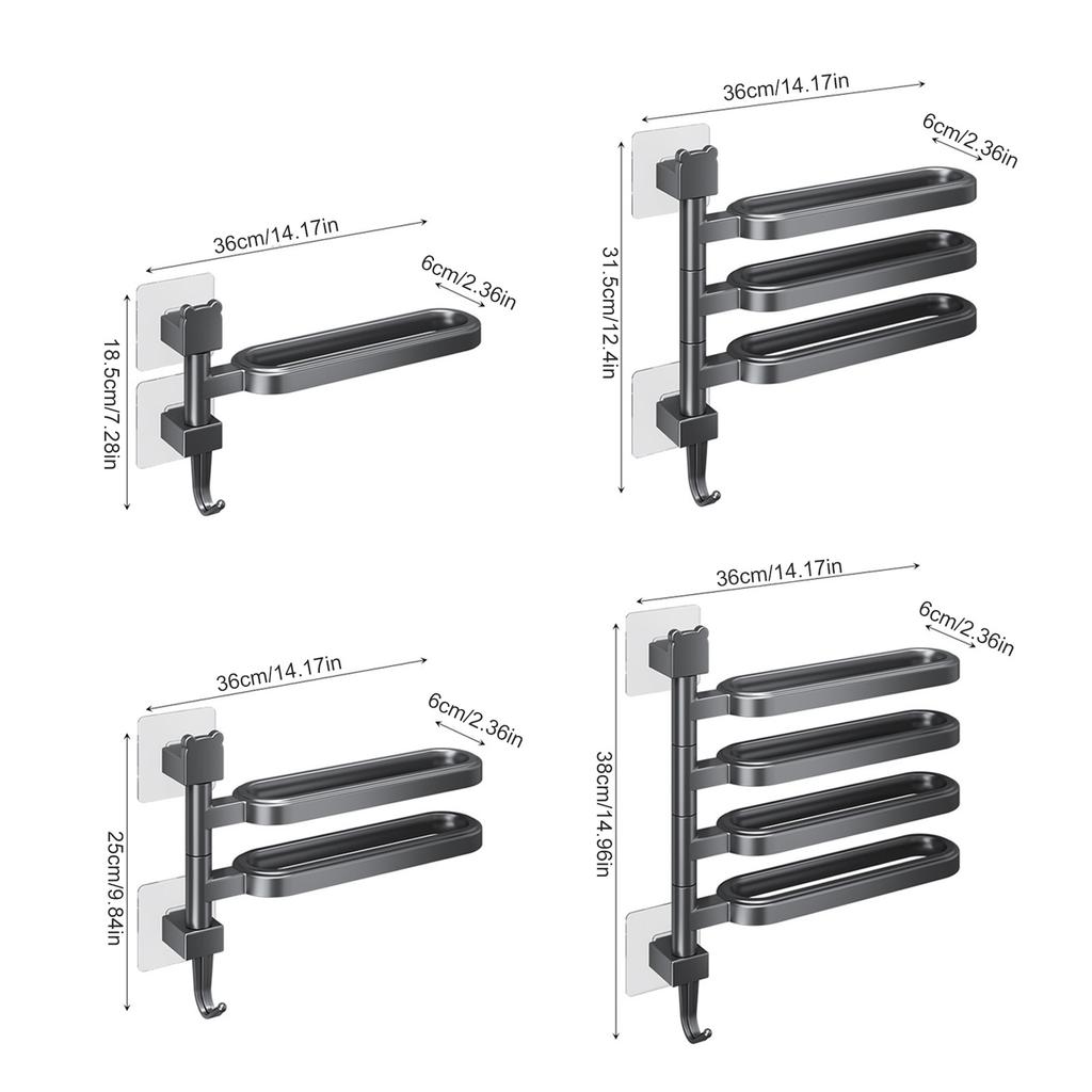 Moderní designy Držák na ručníky bez vrtání Snadná instalace Pevný Vodotěsný Nerezavějící pro různé styly Denní použití