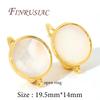 18K Gold Plated Earwires Fasteners For Earring Accessories DIY Women's Earring Jewelry Making Supplies Earring Fixtures Findings