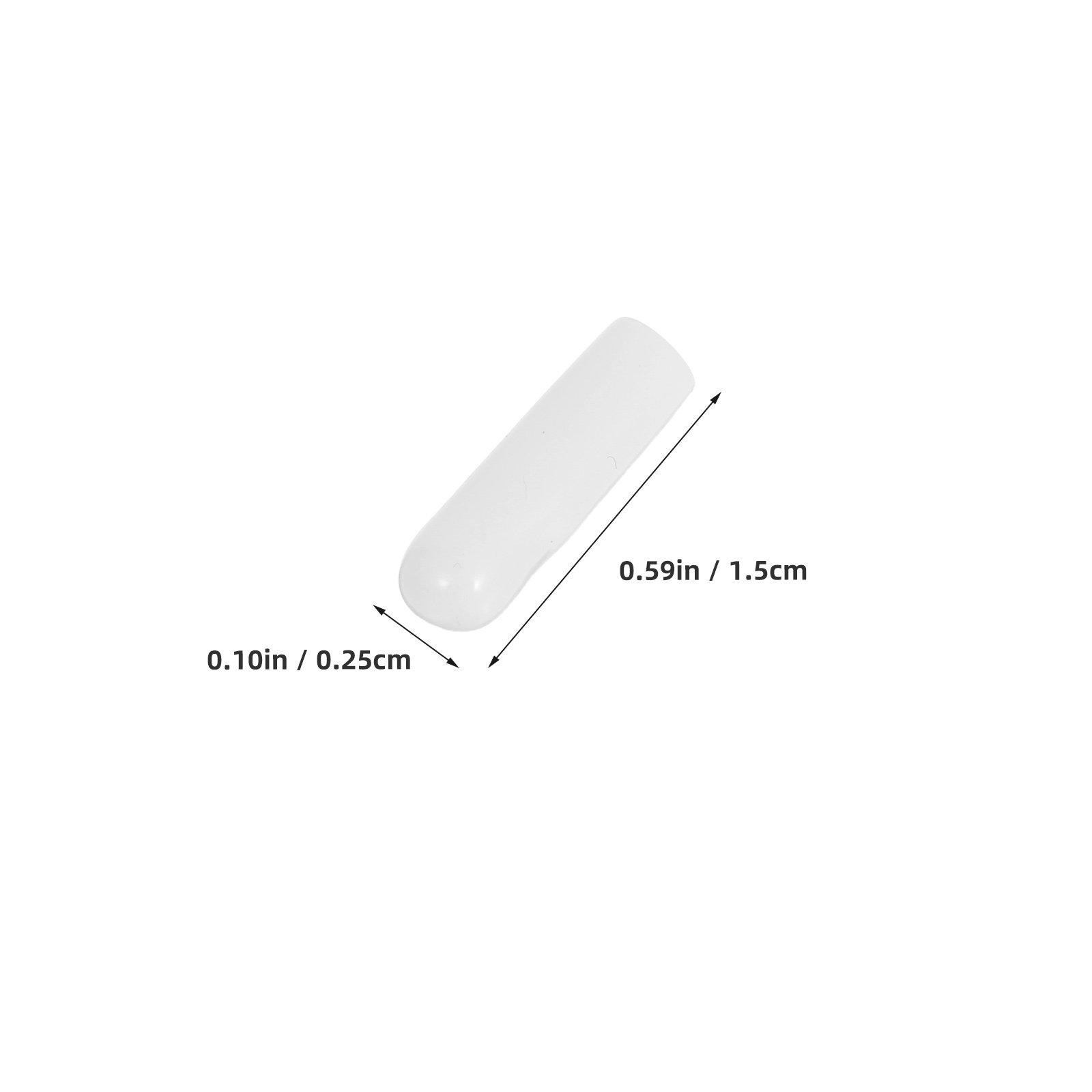 

500Pcs Garment Hook Rubber End Caps Wire Hanger Protectors Sleeve Threaded Tip Cover Clothes Rack Closet Home Use 1.5X0.3X0.3CM