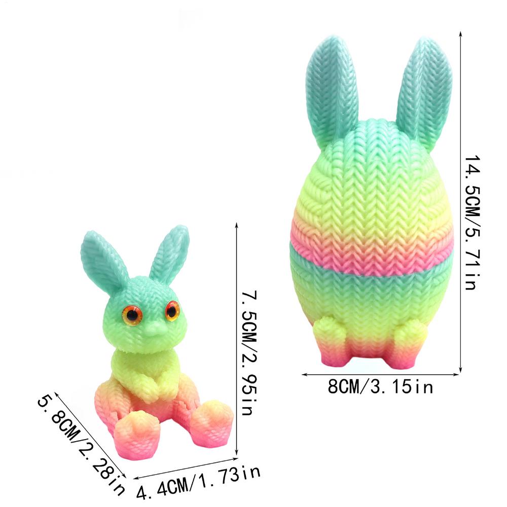 3D Printed Easter Eggs Easter Tabletop Decor Table Decoration Figure For Bookcase Window Sill Bookshelf Display Cabinet Dressing