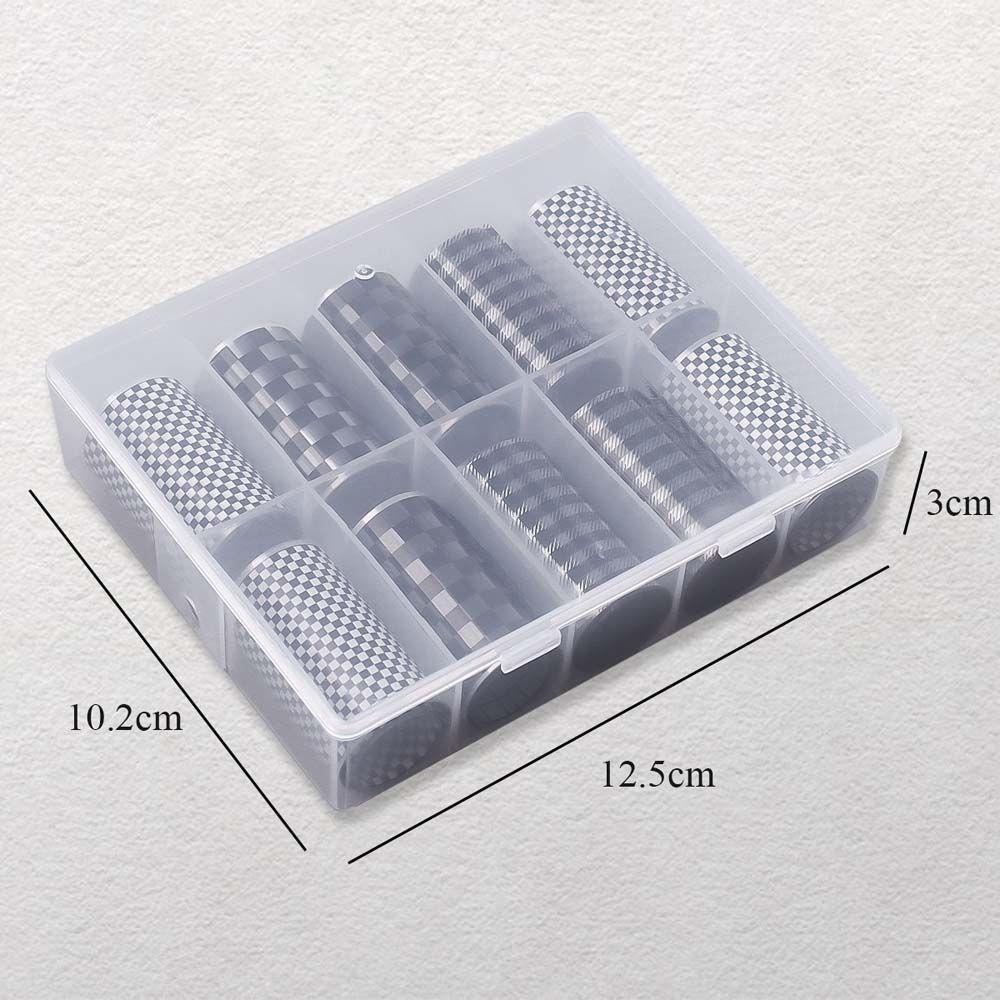 Lattice Checker Board Nail Art Stickers Checkerboard Nail Stickers Nail Foils Nail Art Decorations