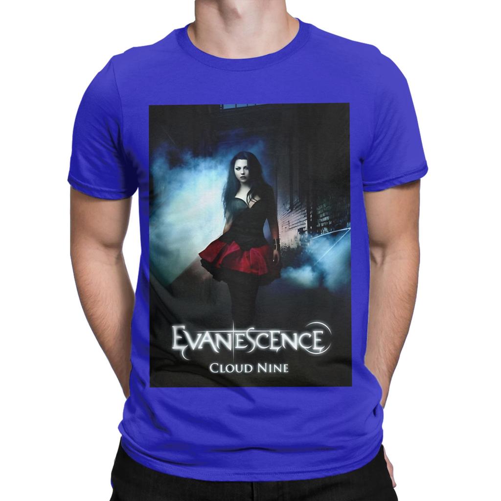Amy lLee Evanescence light grey Funny 100 Cotton TShirt Amy lLee Evanescence Tees Tops For Unisex