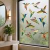 Indoor Window Sticker Bird Stickers, Anti-Collision Strike Prevention Decal, Static Cling Glass Film for Windows Doors, UV Reflective PVC Reusable