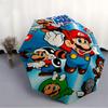 1PC Mario Bros. Super Mario Automatic Folding Umbrella, Automatic Folding Umbrella with 8 Ribs, Convenient for Outdoor Use  058