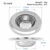 Kitchen Sink Filter Stainless Steel Mesh Sink Strainer Filter Sewer Mesh Strainers Bathroom Sink Strainer Drain Hole Filter Trap