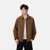 Men's Plus Size Versatile Workwear Jacket - Trendy, Breathable, Casual Top for Spring/Autumn