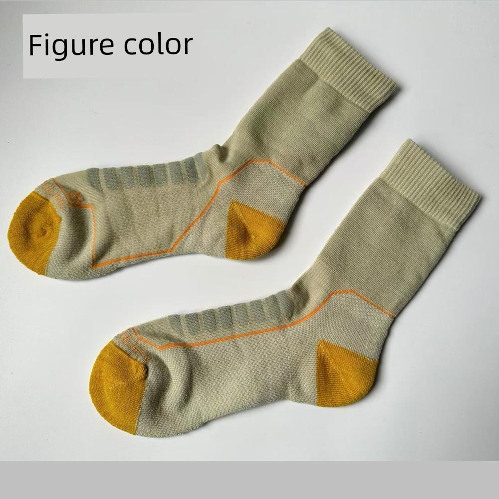 Outdoor Meiru Wool Socks Men Boneless Seam Head Long Tube Terry Thick and Comfortable Breathable Wicking Dry