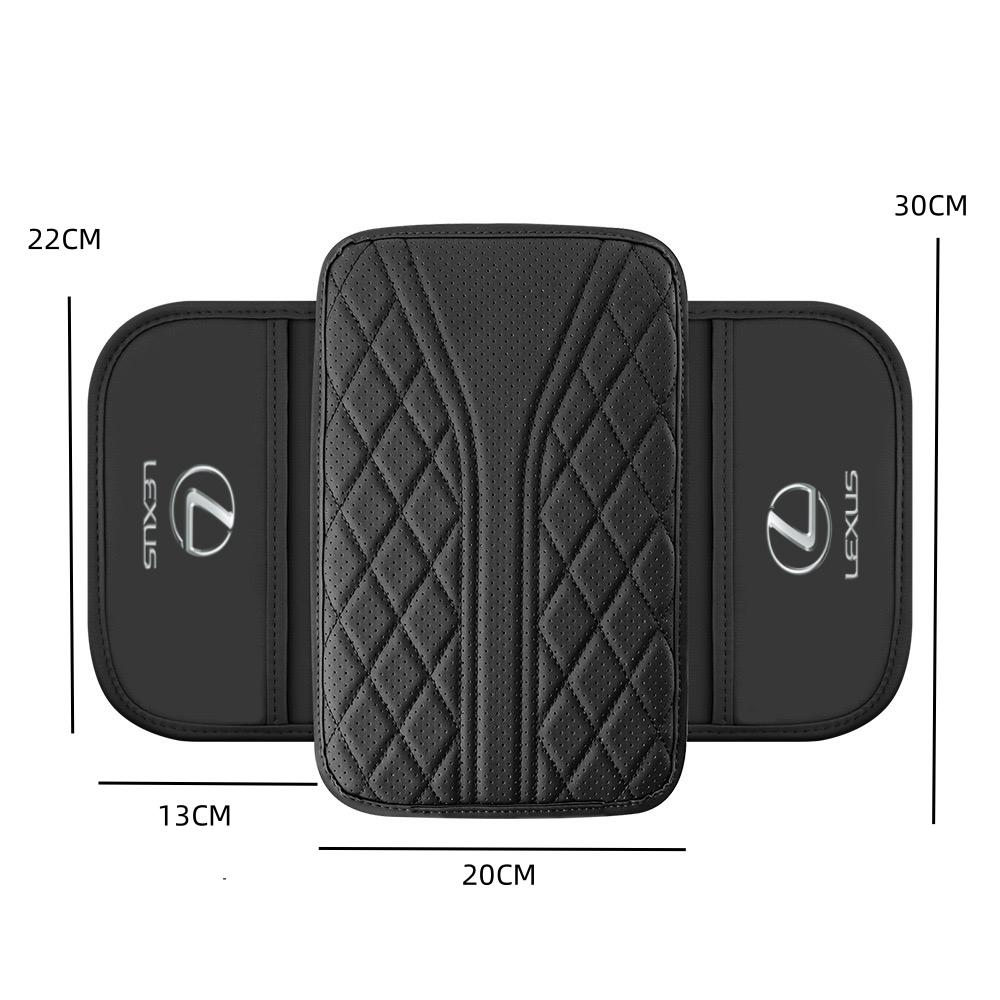 Tappetini Protettivi per Bracciolo Centrale in Pelle per Auto per Lexus IS500 LS460 RC200 LM300 RX450 LX NX350h UX RZ450e RC30