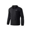 Li Ning Reflective Logo Water-Resistant Sports Hooded Jacket Men Jackets Black AFDR123-1