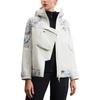 Fila Fashion Loose Hooded Jacket Women Jackets Snow-White A11W517719FWT