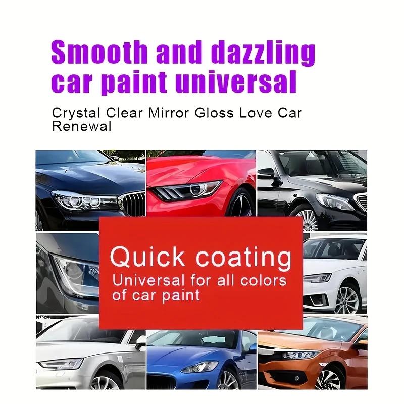 Car paint repair spray - high gloss ceramic coating, scratch resistant, moisturizing, shiny, durable, suitable for all models,
