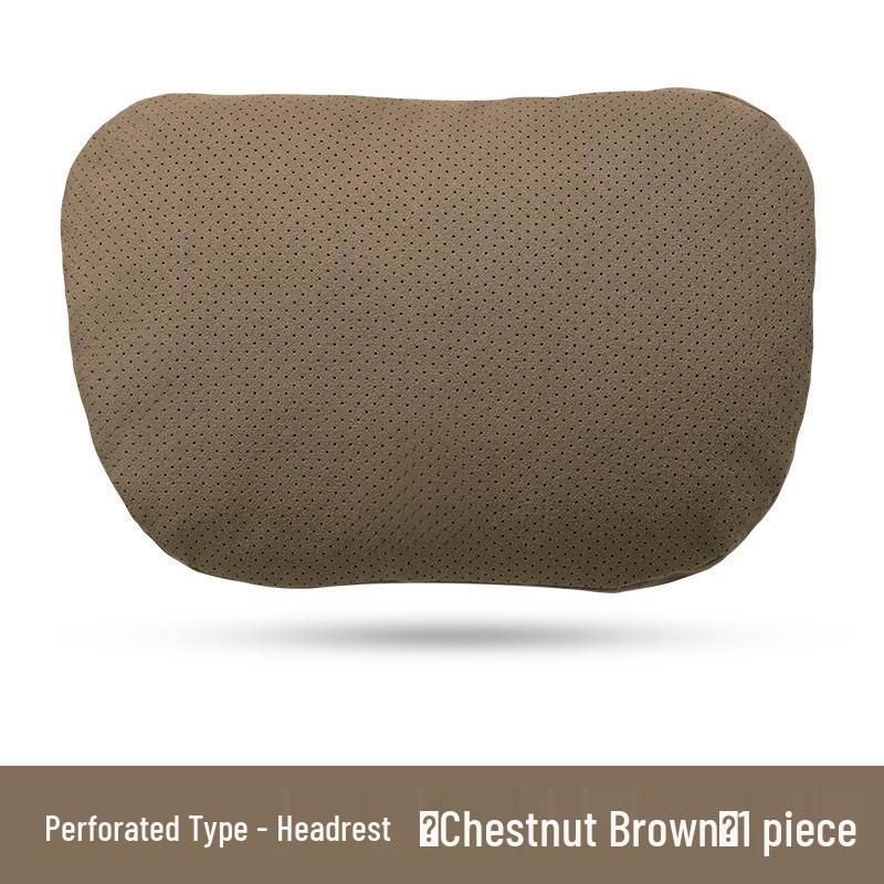 Perforated Breathable Headrest and Lumbar Support Cushion for S-Class Maybach and BMW: High-End Neck Protection Pillow Standard