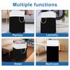 Laundry Basket with Wheels Collapsible Laundry Hamper Large Capacity Portable Rolling Laundry Basket for Home Dorm Laundry Room