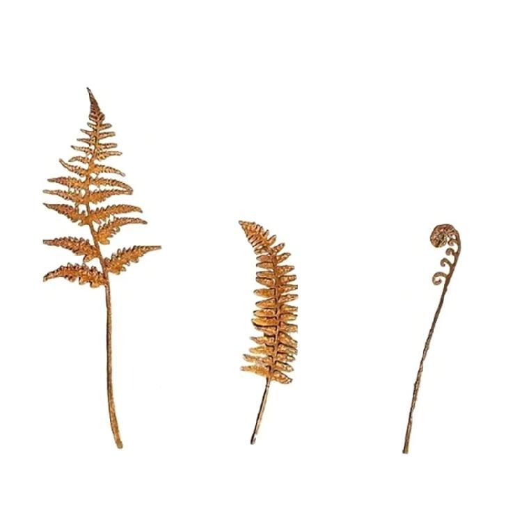 

Realistic Rusty Leaves Statue Figurines Stake for Spring Indoor and Outdoor Decoration Decorative Statue 1