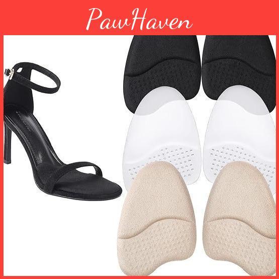 Gel Forefoot Pads Cushioned Comfortable Nonslip Selfadhesive Halfsole With Soft Particles For High Heels